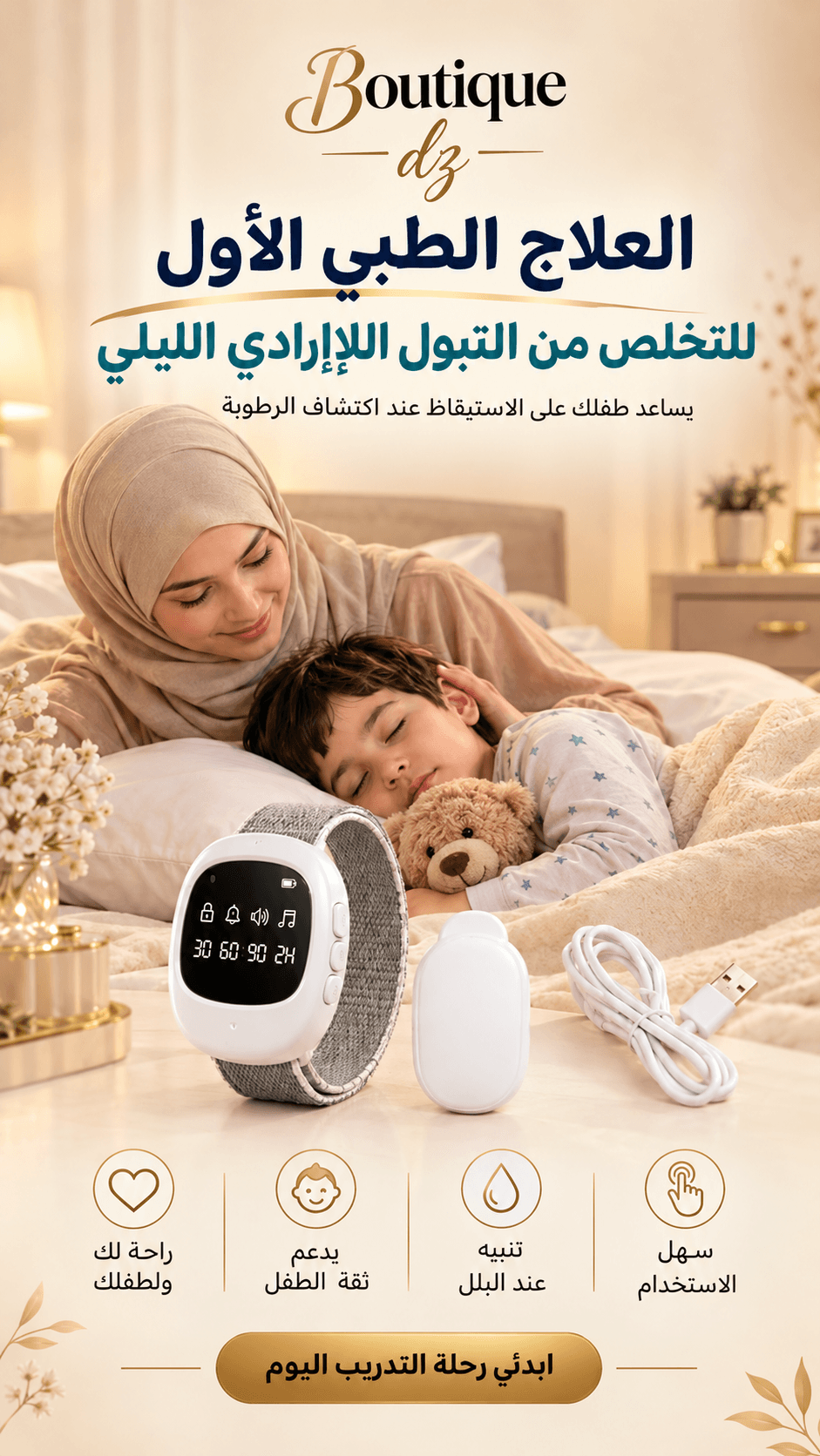 (جهاز التبول اللارادي الذكية( للأطفال او كبار السن 2